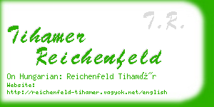 tihamer reichenfeld business card